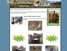 Tablet Screenshot of cavemtranch.com
